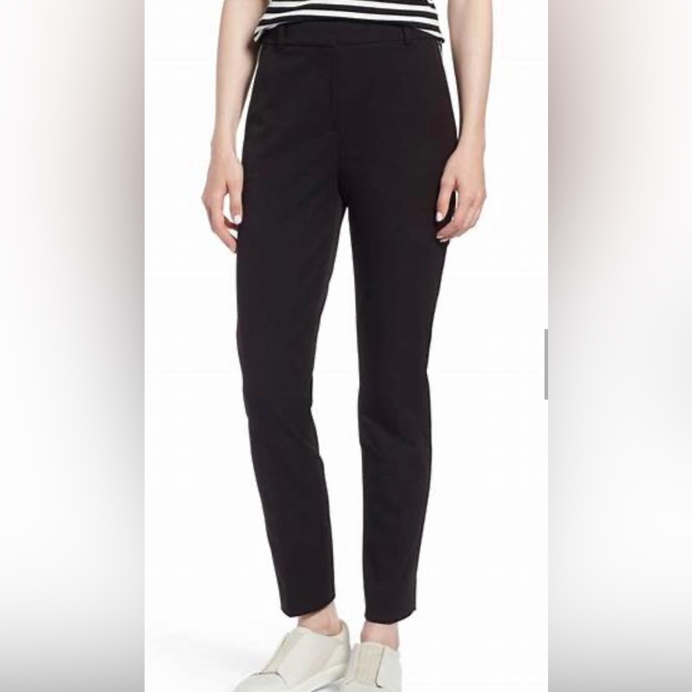 Black j. Crew Cameron pant.  Cropped classic with stretch.